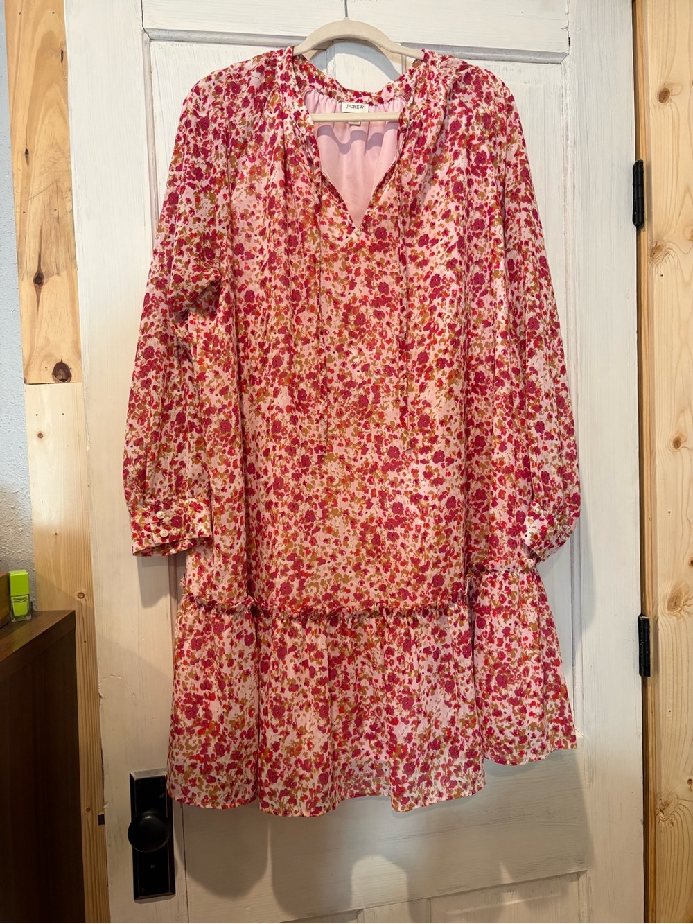 Jcrew Factory Floral Pink shift Dress